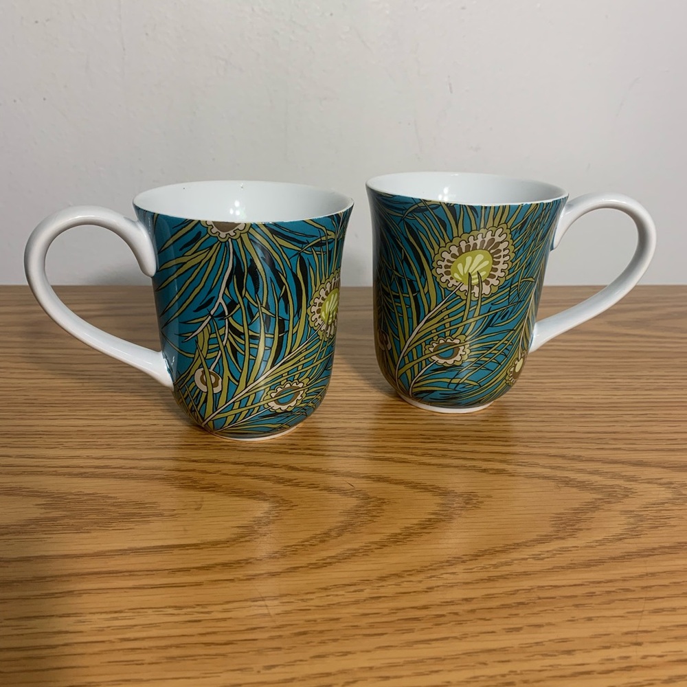 Liberty of London for Target Peacock Prints mugs